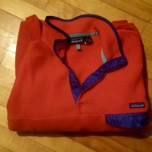 Vintage Patagonia Men's Fleece T-Snap Pullover XL